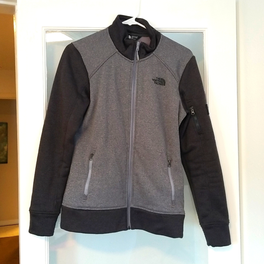 THE NORTH FACE Colorblock Fleece Grey Medium